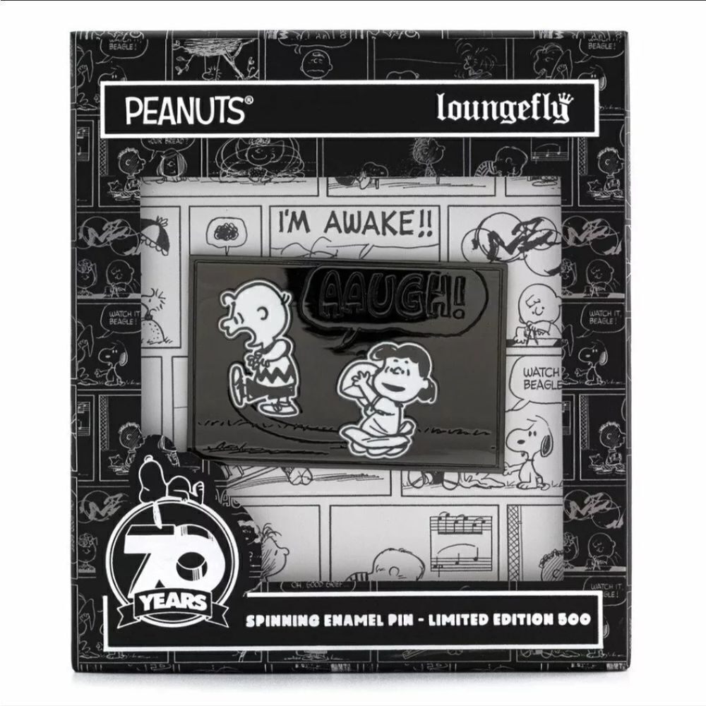 Loungefly Peanuts 70th Anniversary Spinning Enamel Pin